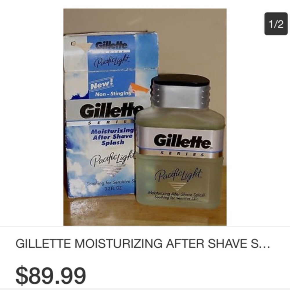 Rare Vintage Gillette Original Series Aftershave